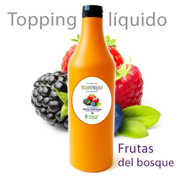 Topping Líquido - Natutal Gelatti - F. Bosque - 1,2 Kg - Líquidos ...