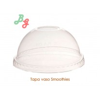 NUEVA Tapa Vaso Smoothie  con agujero - Cúpula - 50 Uds