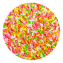 Fideos colores decoracion