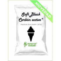 NUEVO Preparado Natutal Gelatti - 1,45 kg -  Soft BLACK con CARBON ACTIVO* 