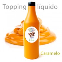 Topping líquido de caramelo para helados