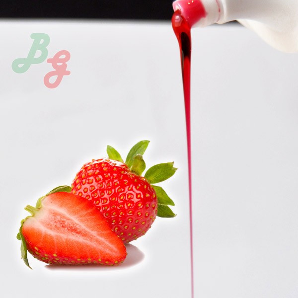 Topping liquido de fresa para helados